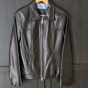 Guess Black Leather Jacket